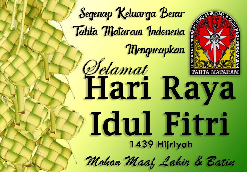 Gambar Lebaran Idul Fitri Tahta Mataram