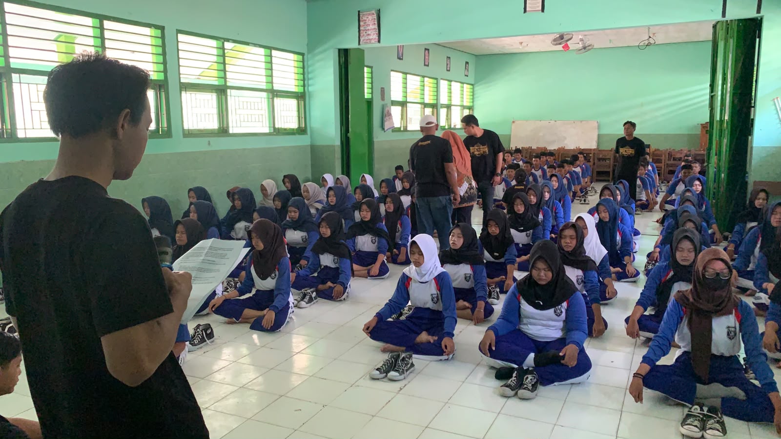 Pelatihan Meditasi Tahta Mataram di SMP Negeri 3 Kebakkramat